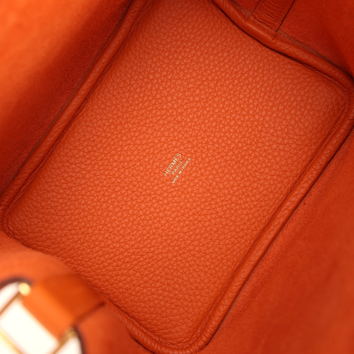 New Hermes Picotin Lock 18 Orange Clemence Gold Hardware