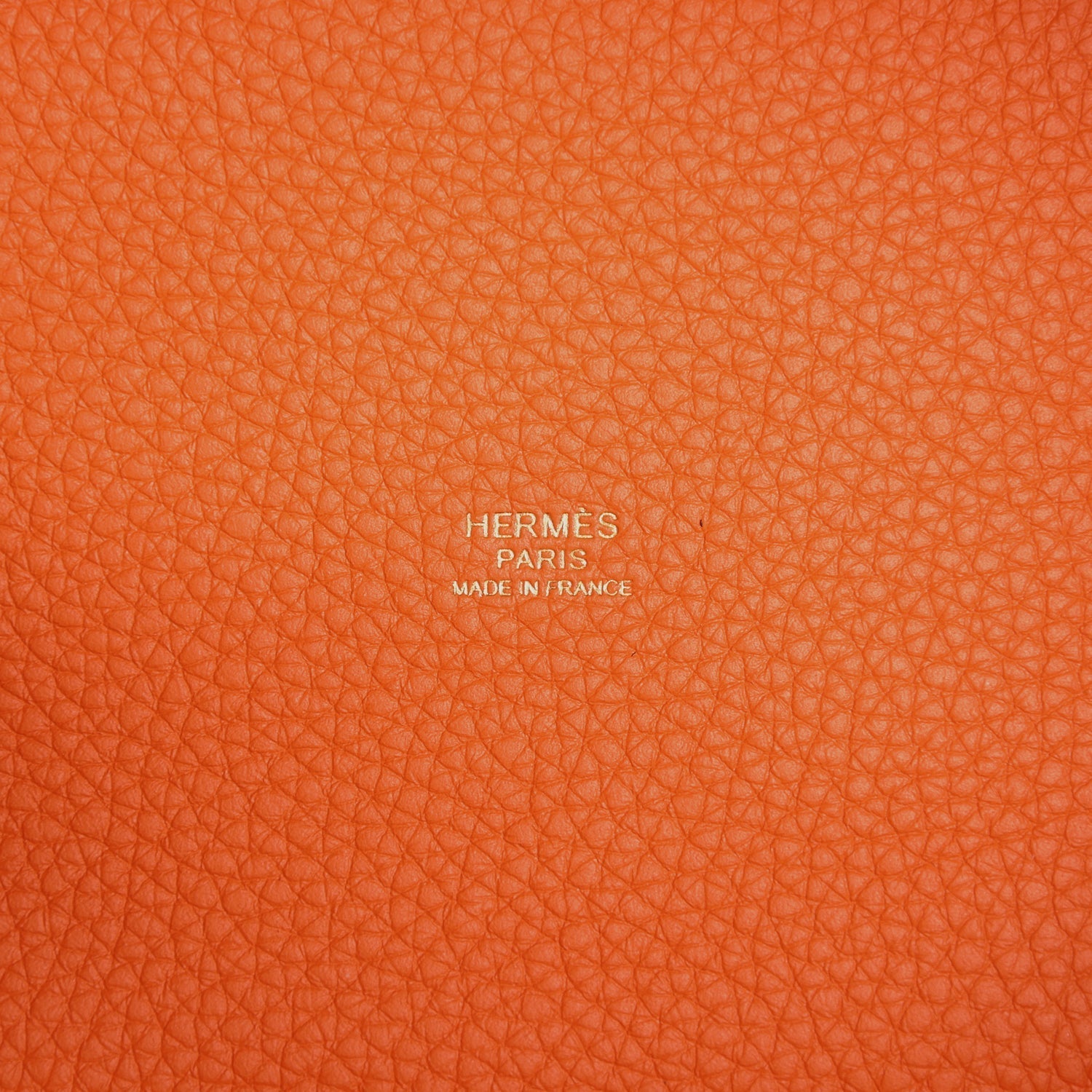 New Hermes Picotin Lock 18 Orange Clemence Gold Hardware