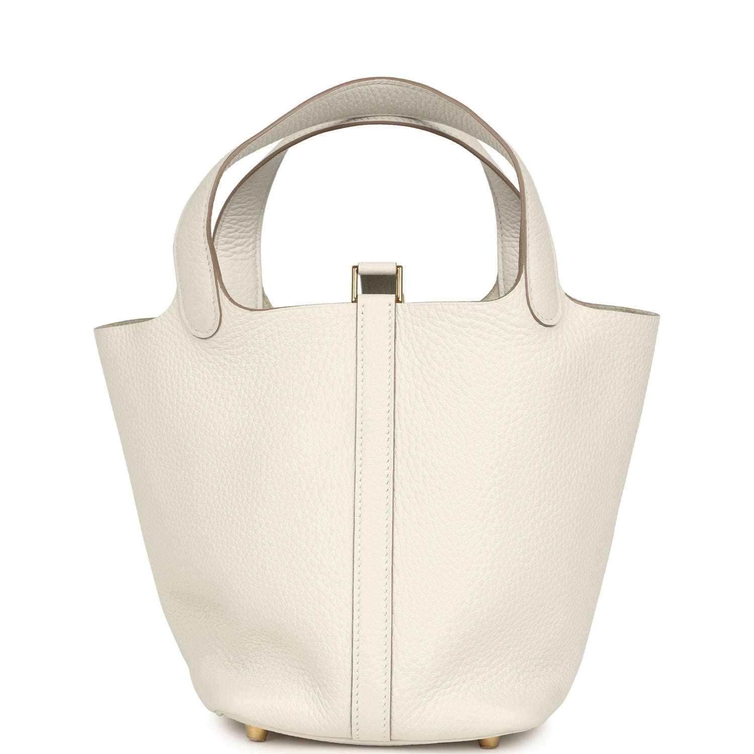 Hermes Picotin Lock 18 Gris Pale Clemence Gold Hardware