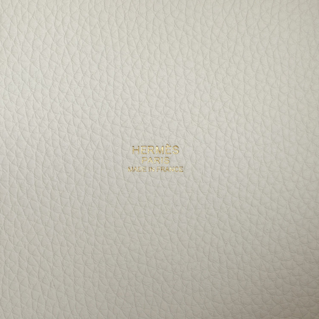 Hermes Picotin Lock 18 Gris Pale Clemence Gold Hardware