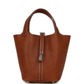 Hermes Picotin Lock 18 Fauve Barenia Faubourg Palladium Hardware