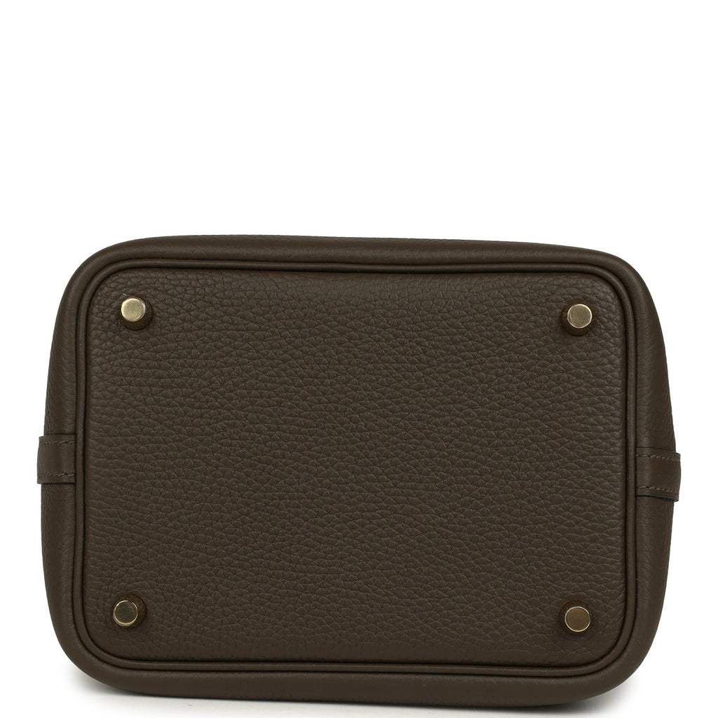 Hermes Picotin Lock 18 Vert Loden Clemence Gold Hardware