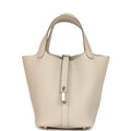 Hermes Picotin Lock 18 Craie Clemence Palladium Hardware