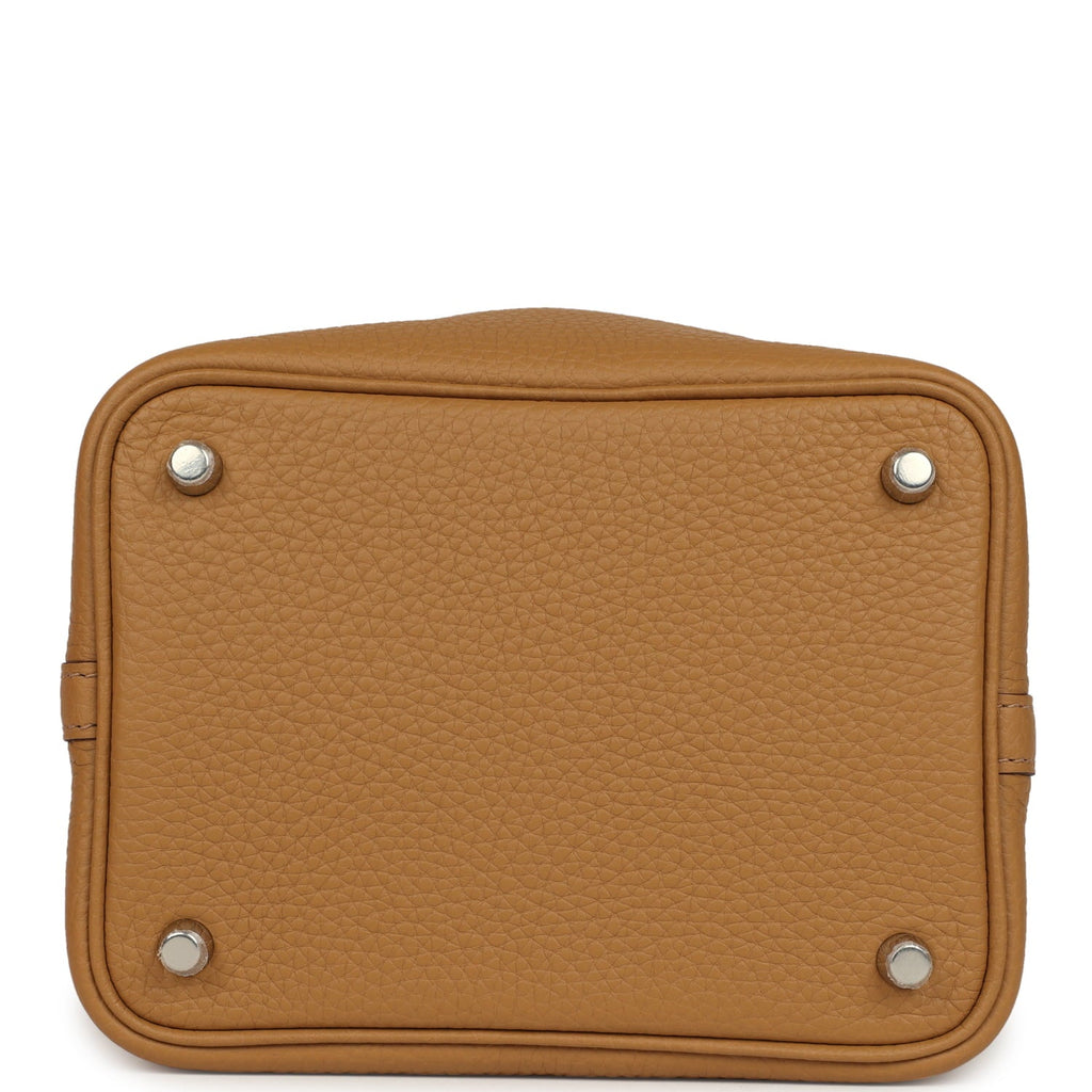 Hermes Picotin Lock 18 Biscuit Clemence Palladium Hardware