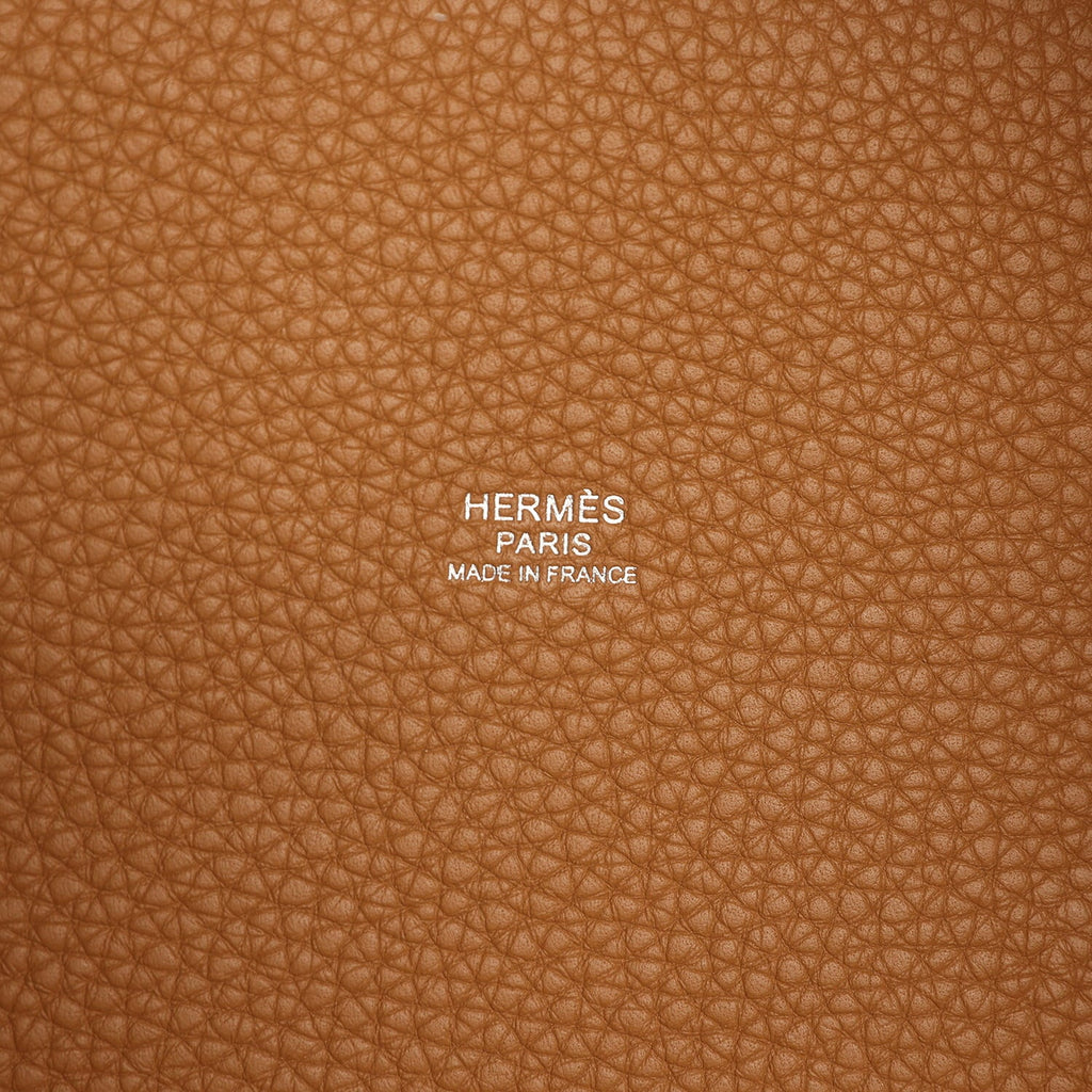 Hermes Picotin Lock 18 Biscuit Clemence Palladium Hardware