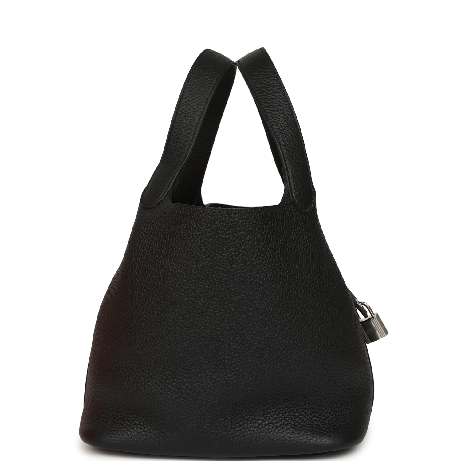 Hermes Picotin Lock 22 Black Clemence Palladium Hardware