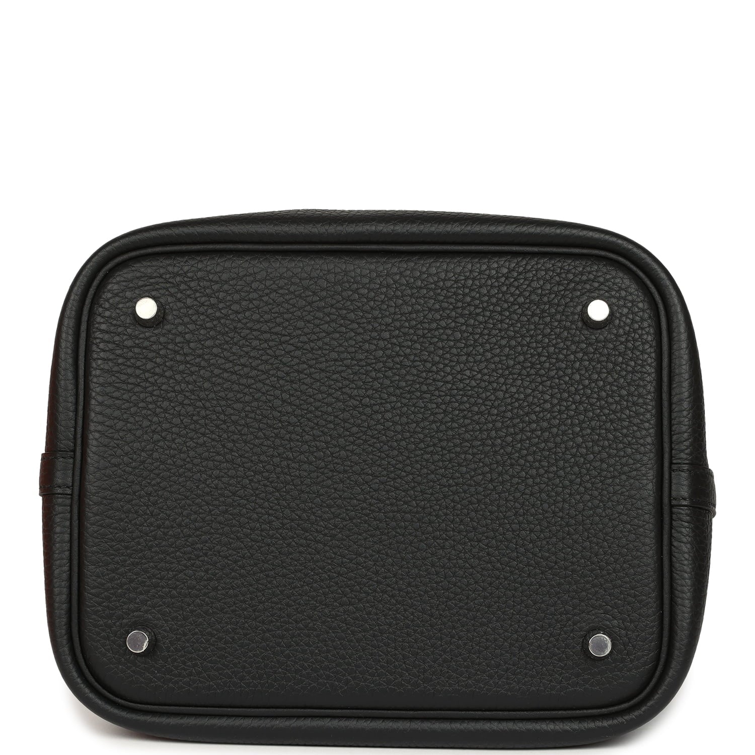 Hermes Picotin Lock 22 Black Clemence Palladium Hardware