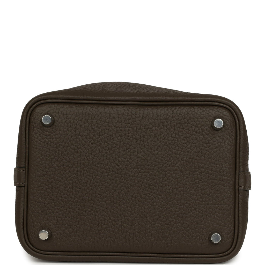 Hermes Picotin Lock 18 Vert Loden Clemence Palladium Hardware