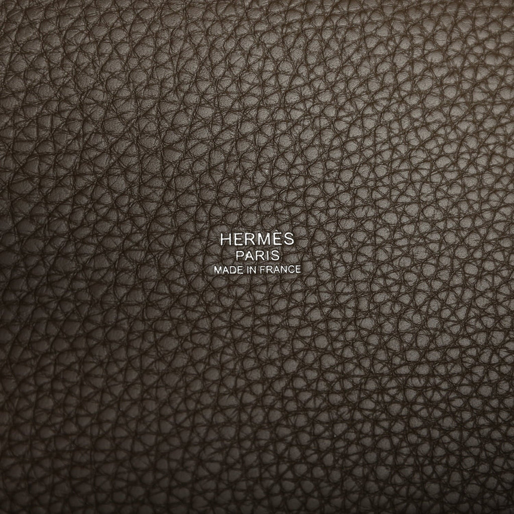 Hermes Picotin Lock 18 Vert Loden Clemence Palladium Hardware
