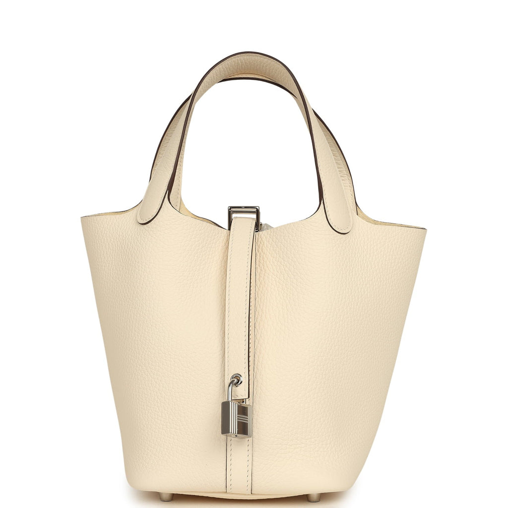 Hermes Picotin Lock 18 Nata Clemence Palladium Hardware