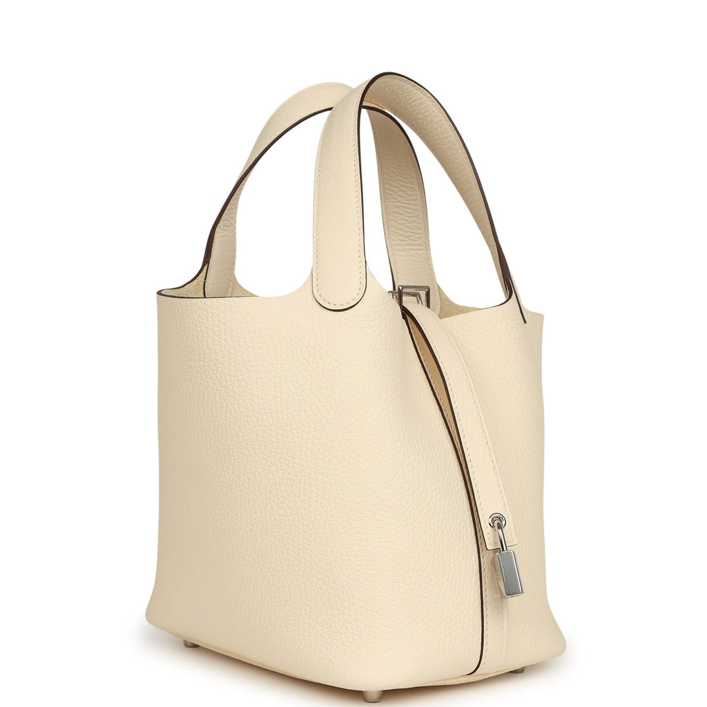 Hermes Picotin Lock 18 Nata Clemence Palladium Hardware