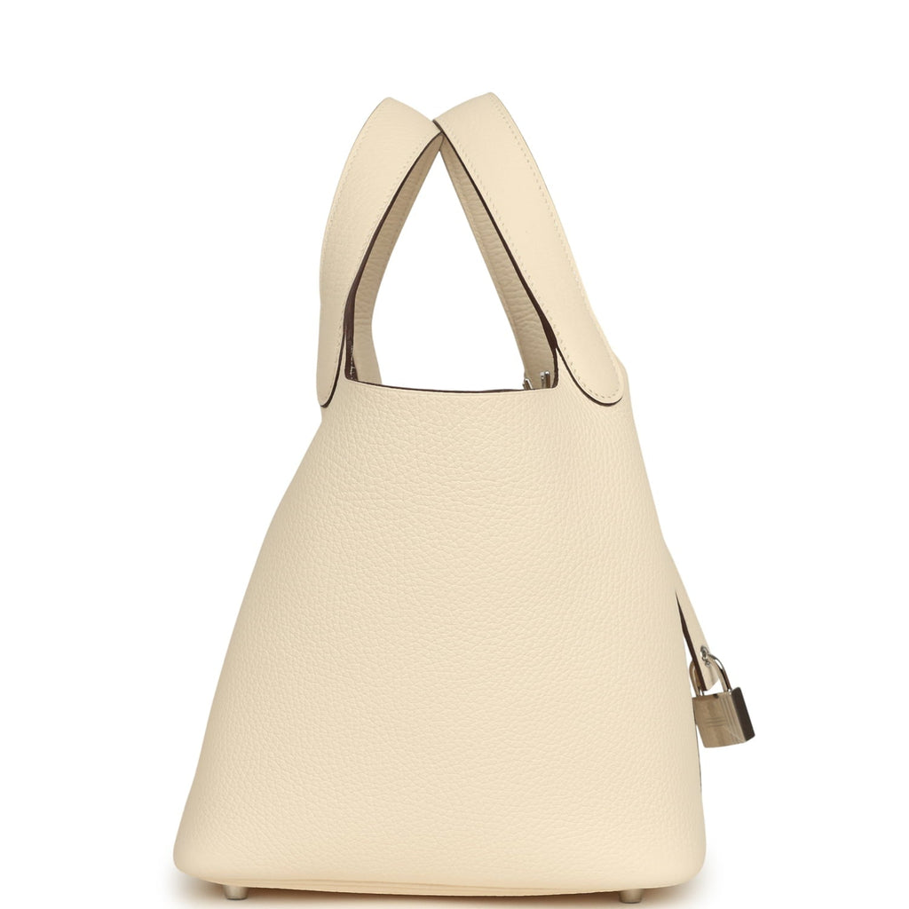 Hermes Picotin Lock 18 Nata Clemence Palladium Hardware