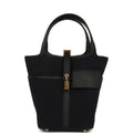 Hermes Picotin Cargo 18 Black Toile Goeland and Swift Gold Hardware