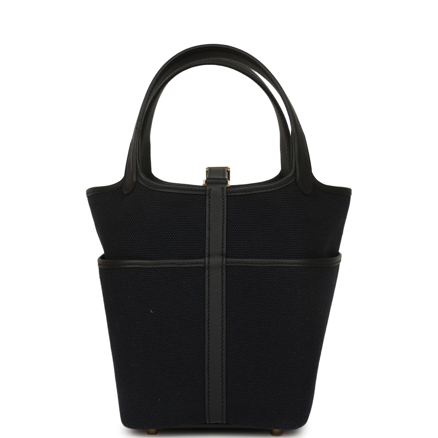 Hermes Picotin Cargo 18 Black Toile Goeland and Swift Gold Hardware
