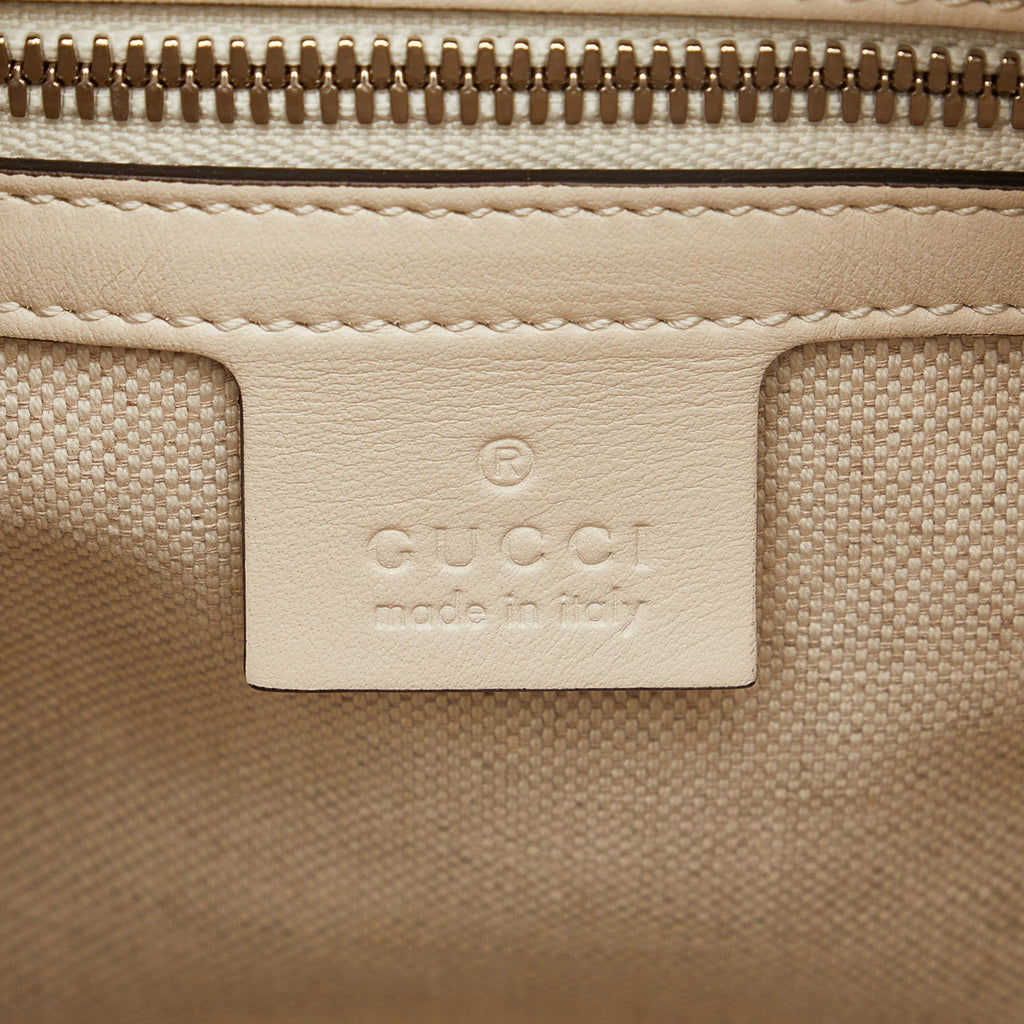 GUCCI GG Embossed Perforated Square Bag