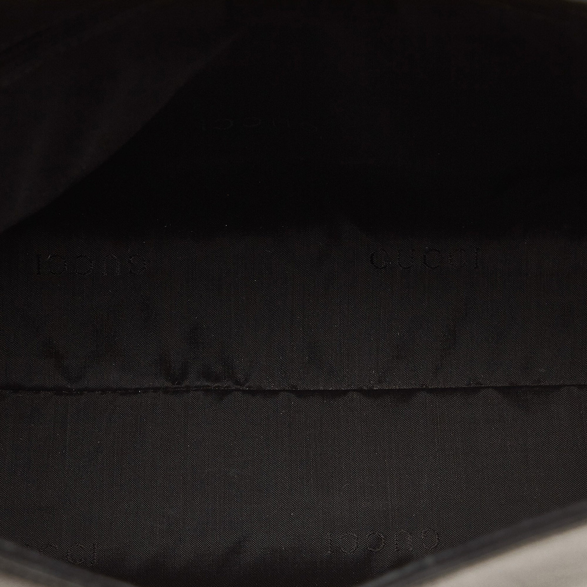 GUCCI Bamboo Leather Shoulder Bag