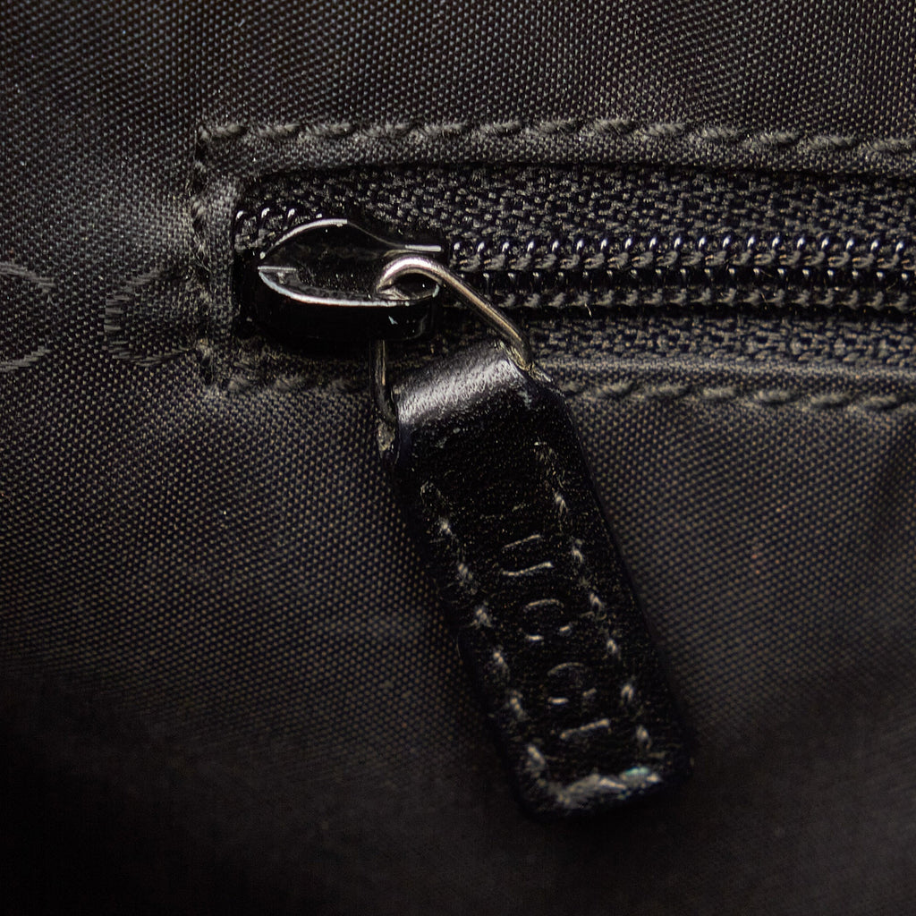 GUCCI Bamboo Leather Shoulder Bag