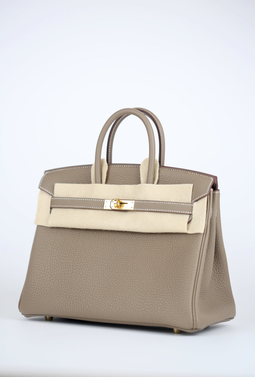 HERMÈS Togo Birkin 25 Etoupe