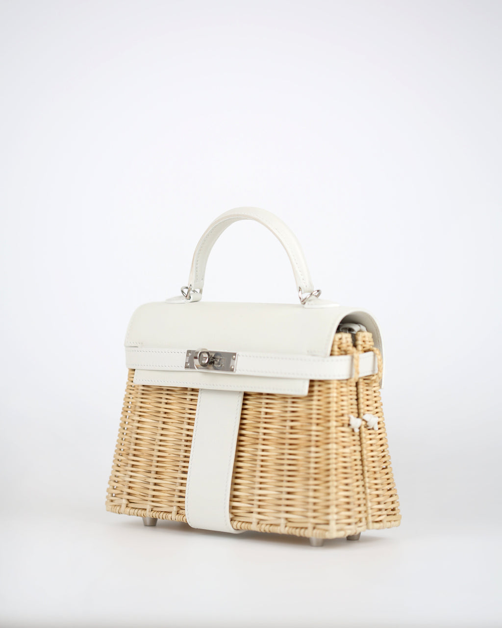 HERMÈS Wicker Swift Picnic Mini Kelly 20