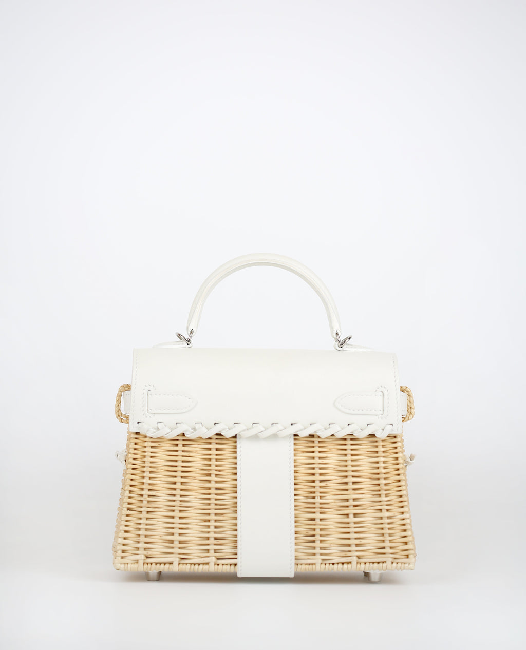 HERMÈS Wicker Swift Picnic Mini Kelly 20