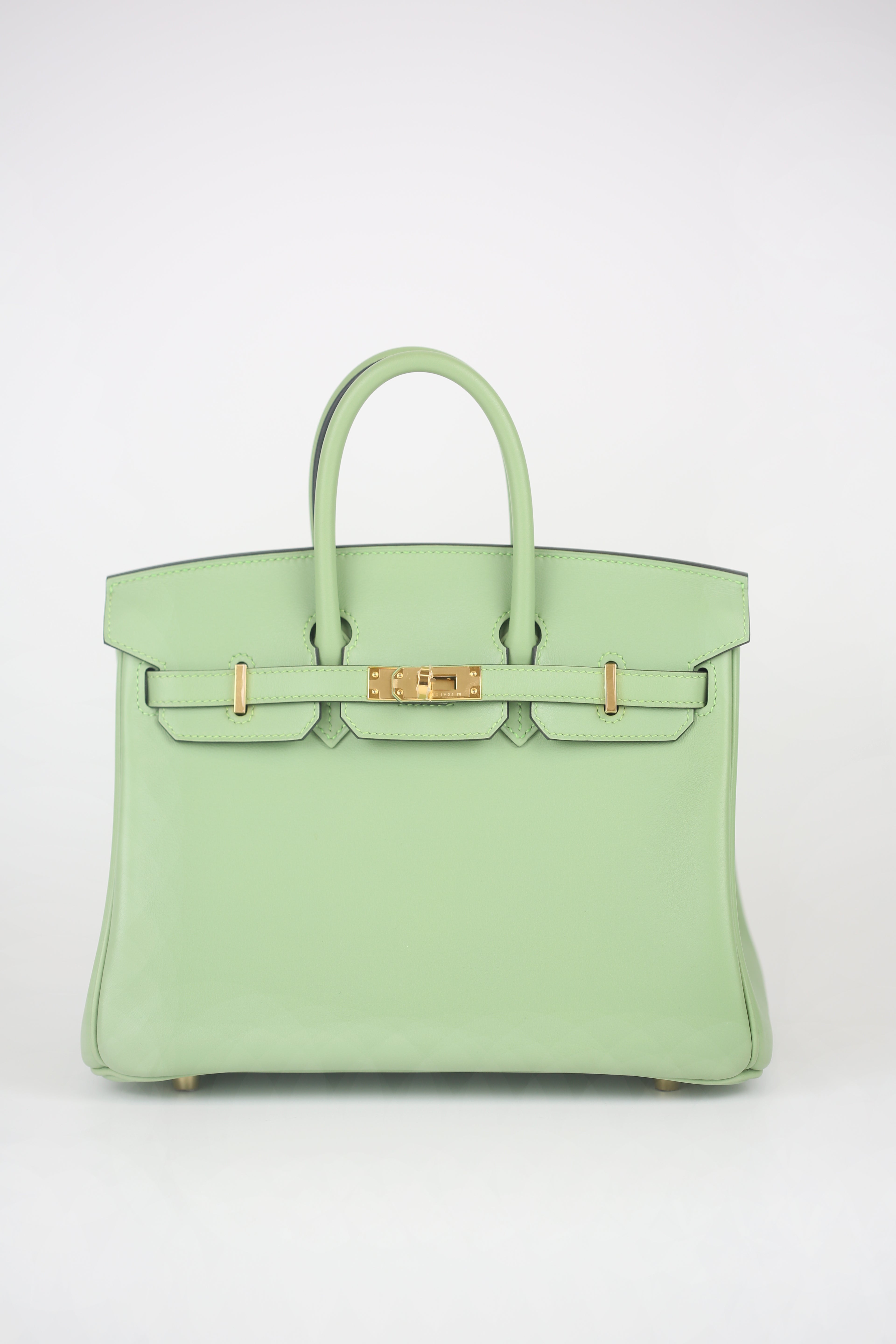 HERMES Birkin Swift 25 Vert Criquet