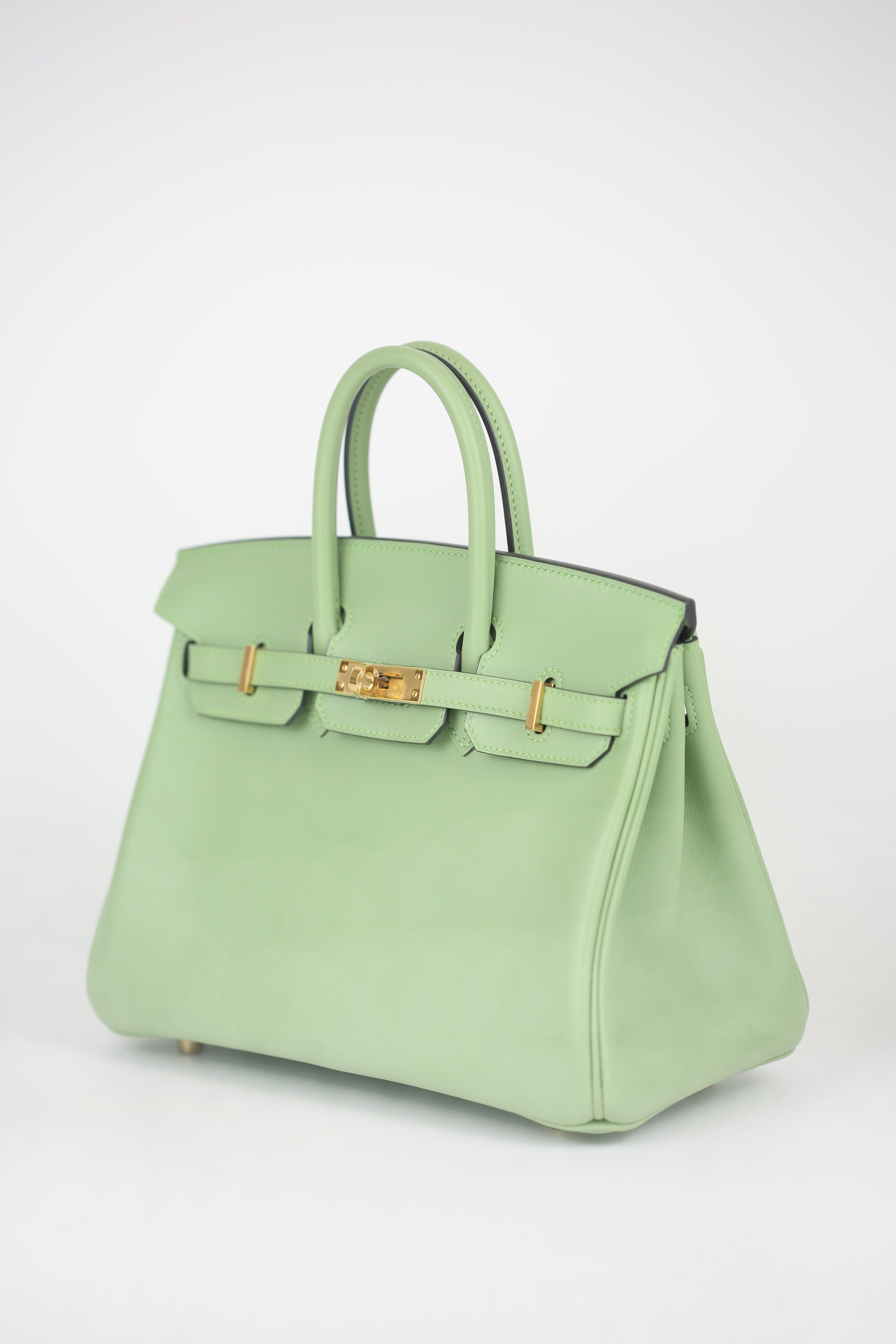 HERMES Birkin Swift 25 Vert Criquet