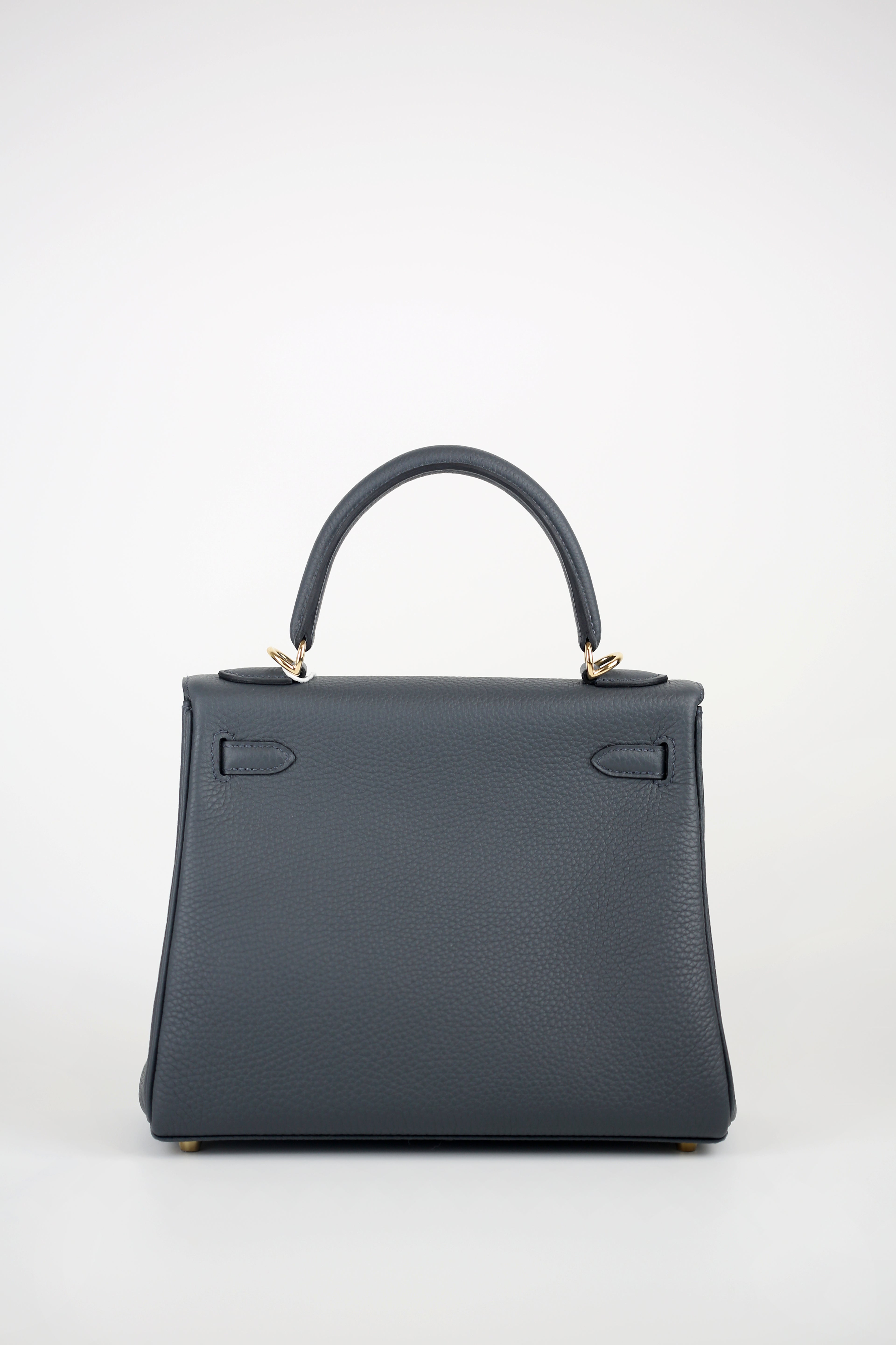 HERMÈS Togo  Kelly 25 Gris Misty