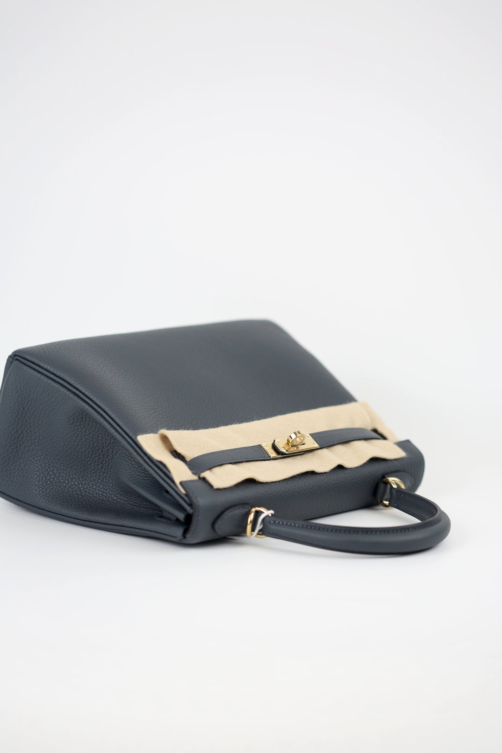 HERMÈS Togo  Kelly 25 Gris Misty