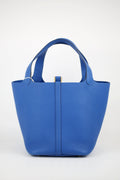 HERMÈS Clemence Picotin 18  Bleu France