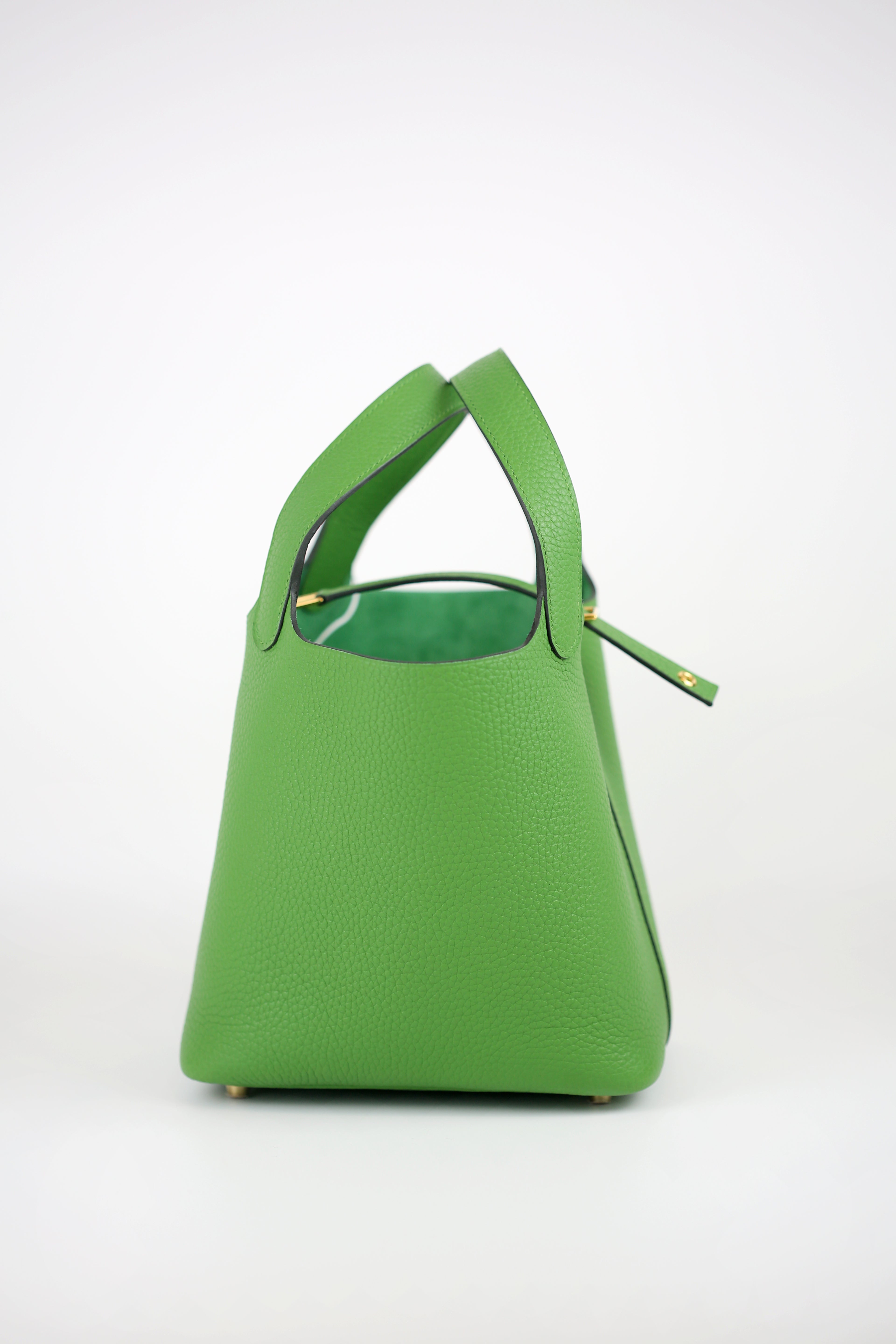 HERMÈS Clemence Picotin 18 Vert yucca