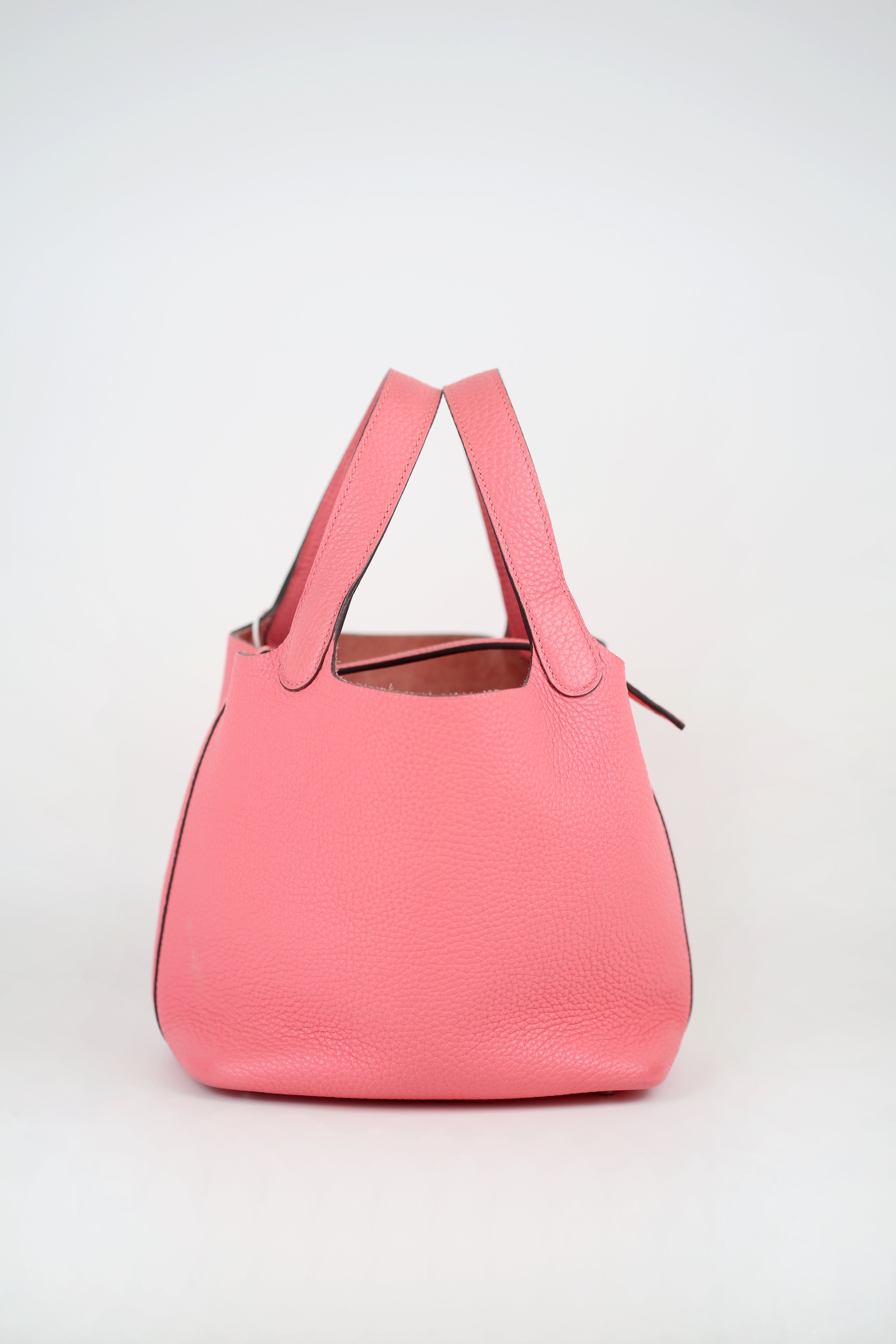 HERMÈS Clemence Picotin 18 Rose Azalee