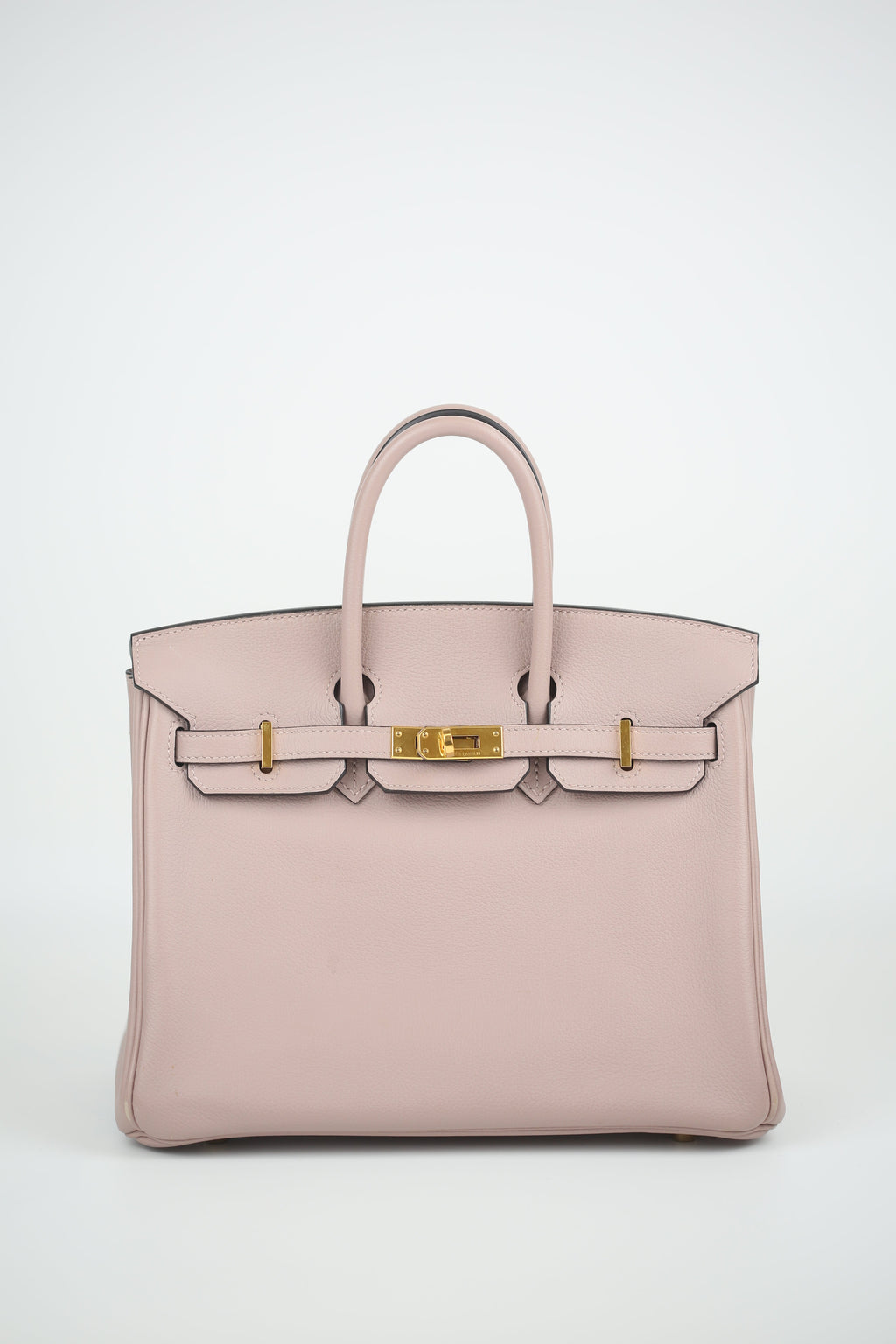 HERMÈS Evercolor Birkin 25 Glycine