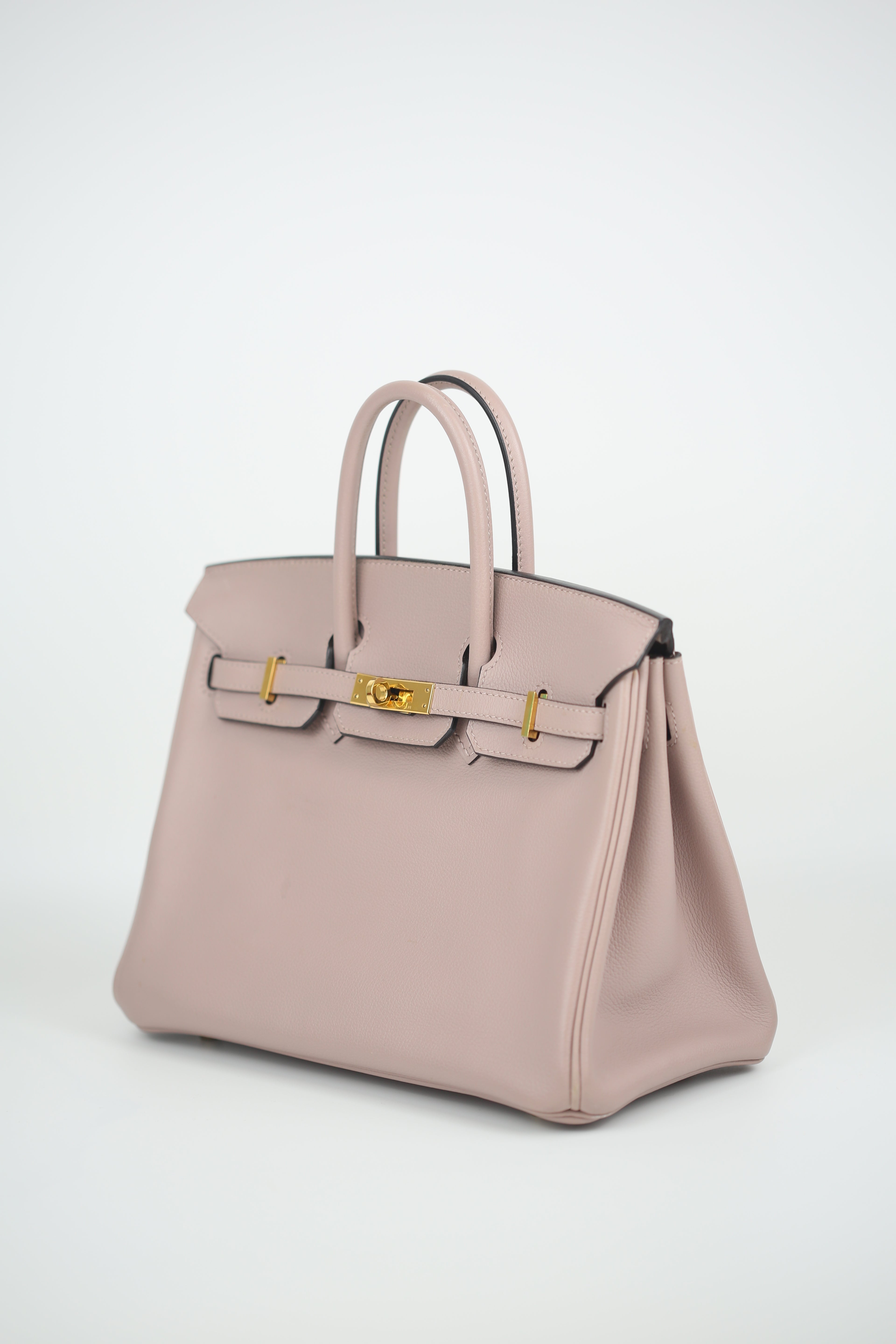 HERMÈS Evercolor Birkin 25 Glycine