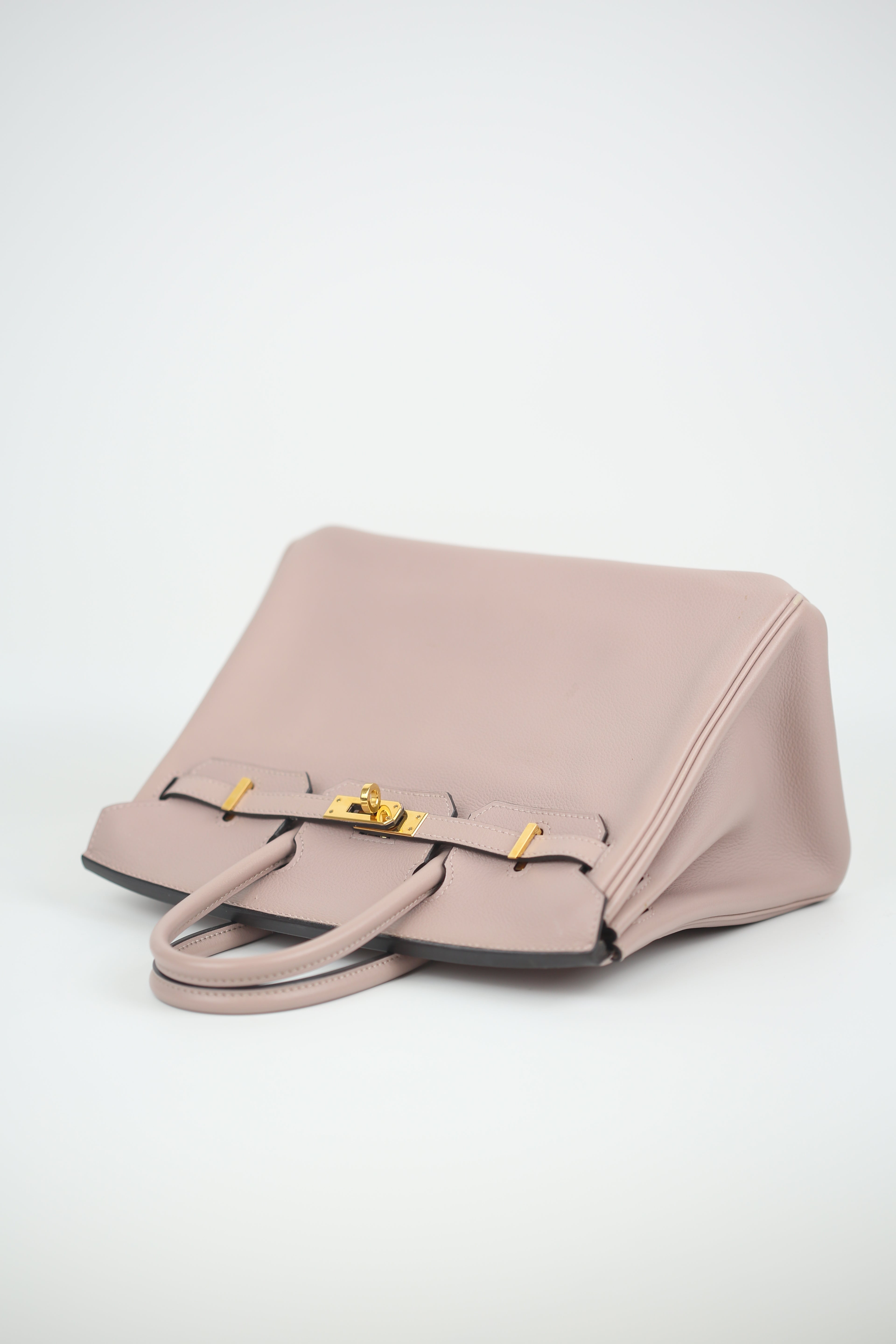 HERMÈS Evercolor Birkin 25 Glycine