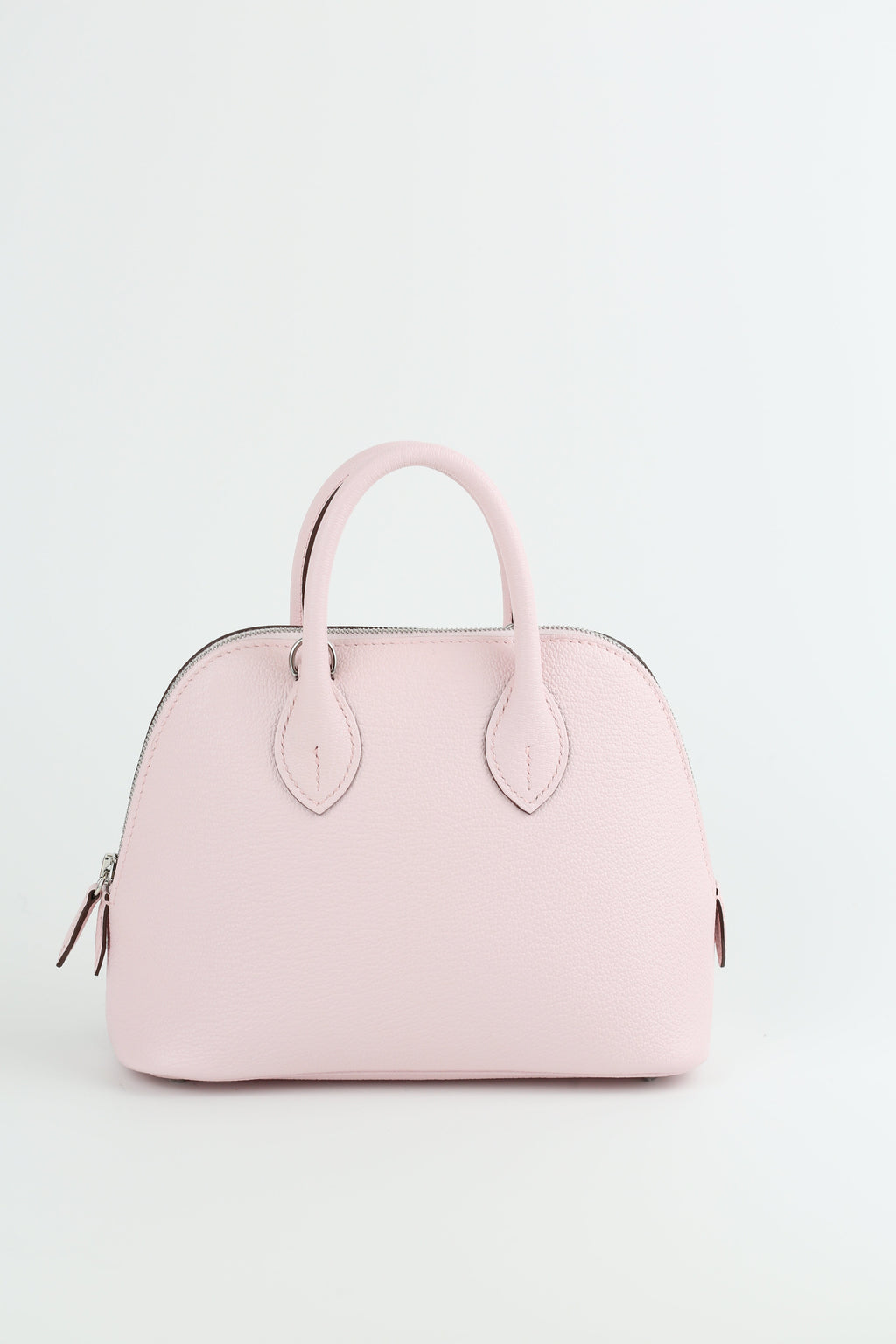 HERMÈS Mini Bolide Chevre Rose Darling