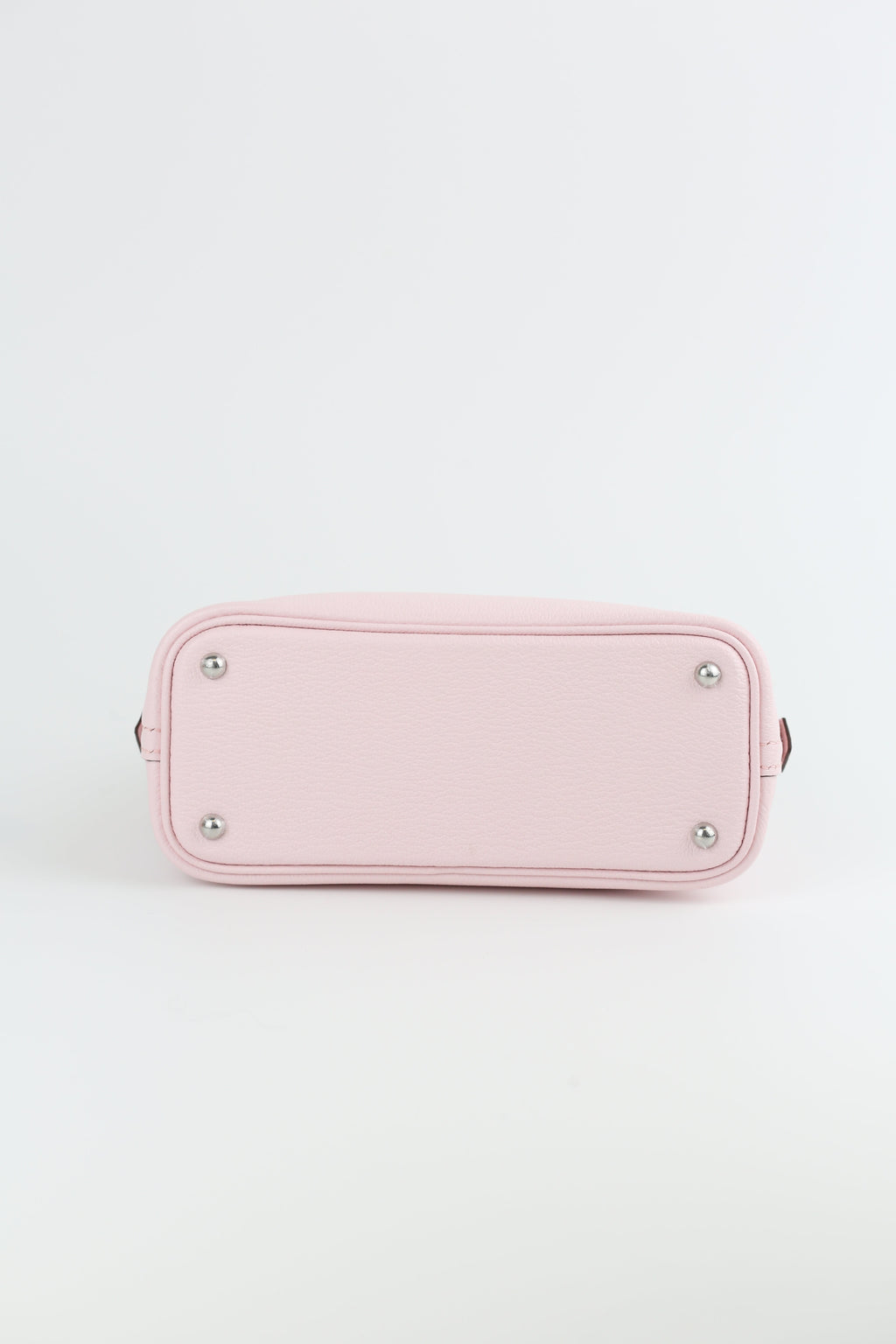 HERMÈS Mini Bolide Chevre Rose Darling
