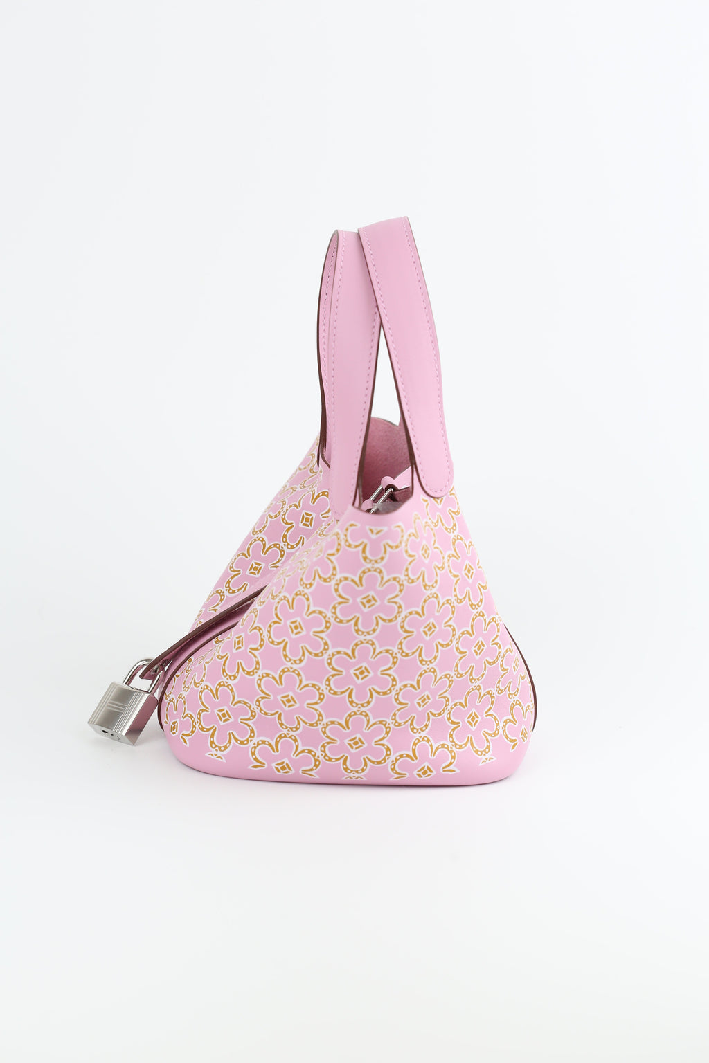 HERMÈS Swift Micro Lucky Daisy Picotin Lock Mauve Sylvestre