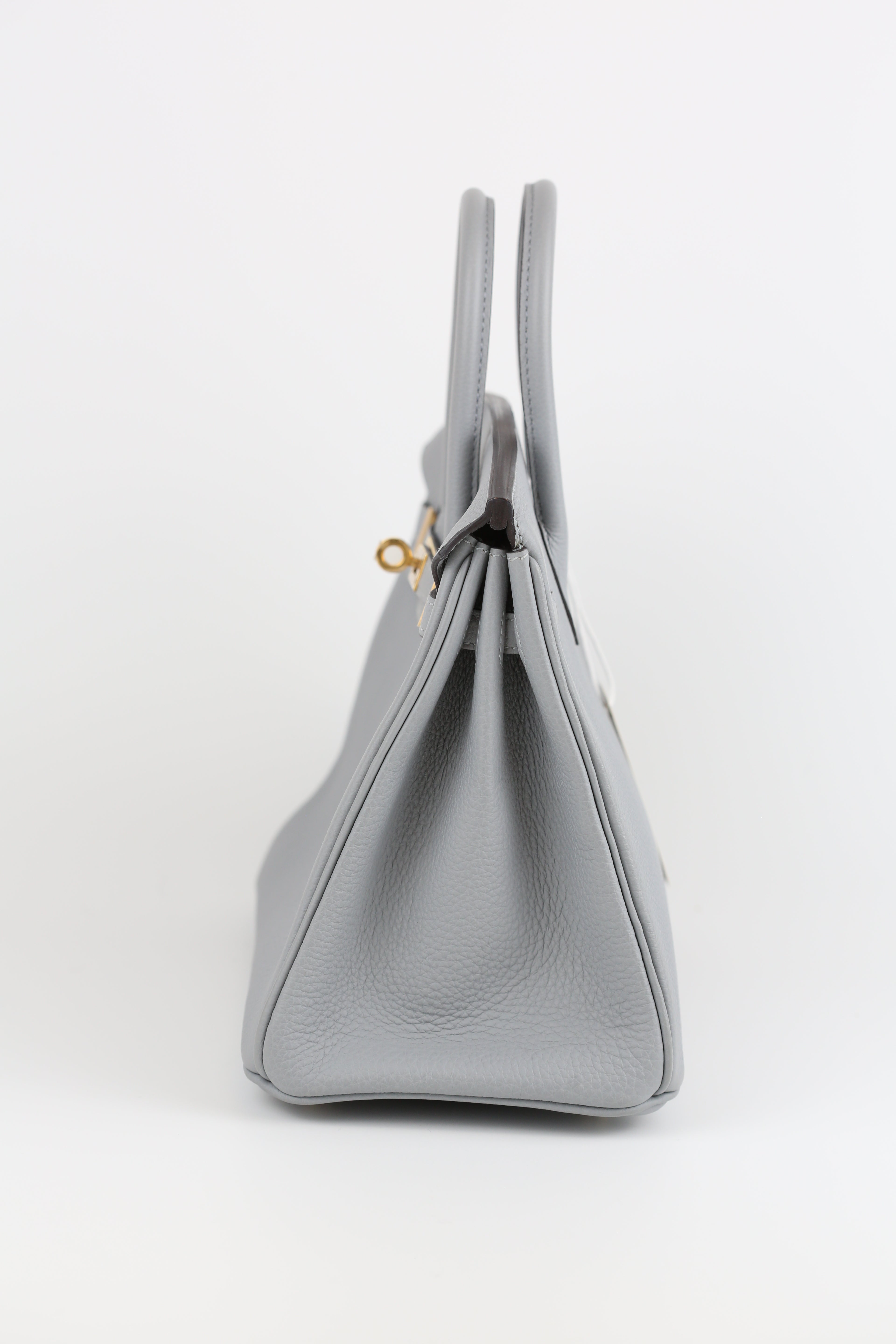 HERMÈS Togo Birkin 25 Blue Line