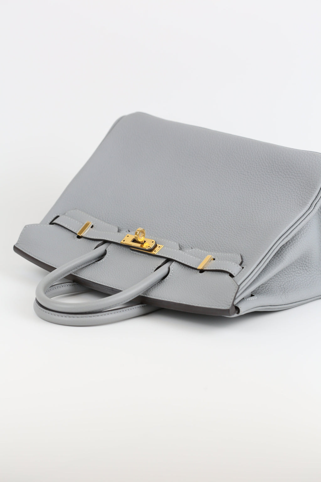 HERMÈS Togo Birkin 25 Blue Line