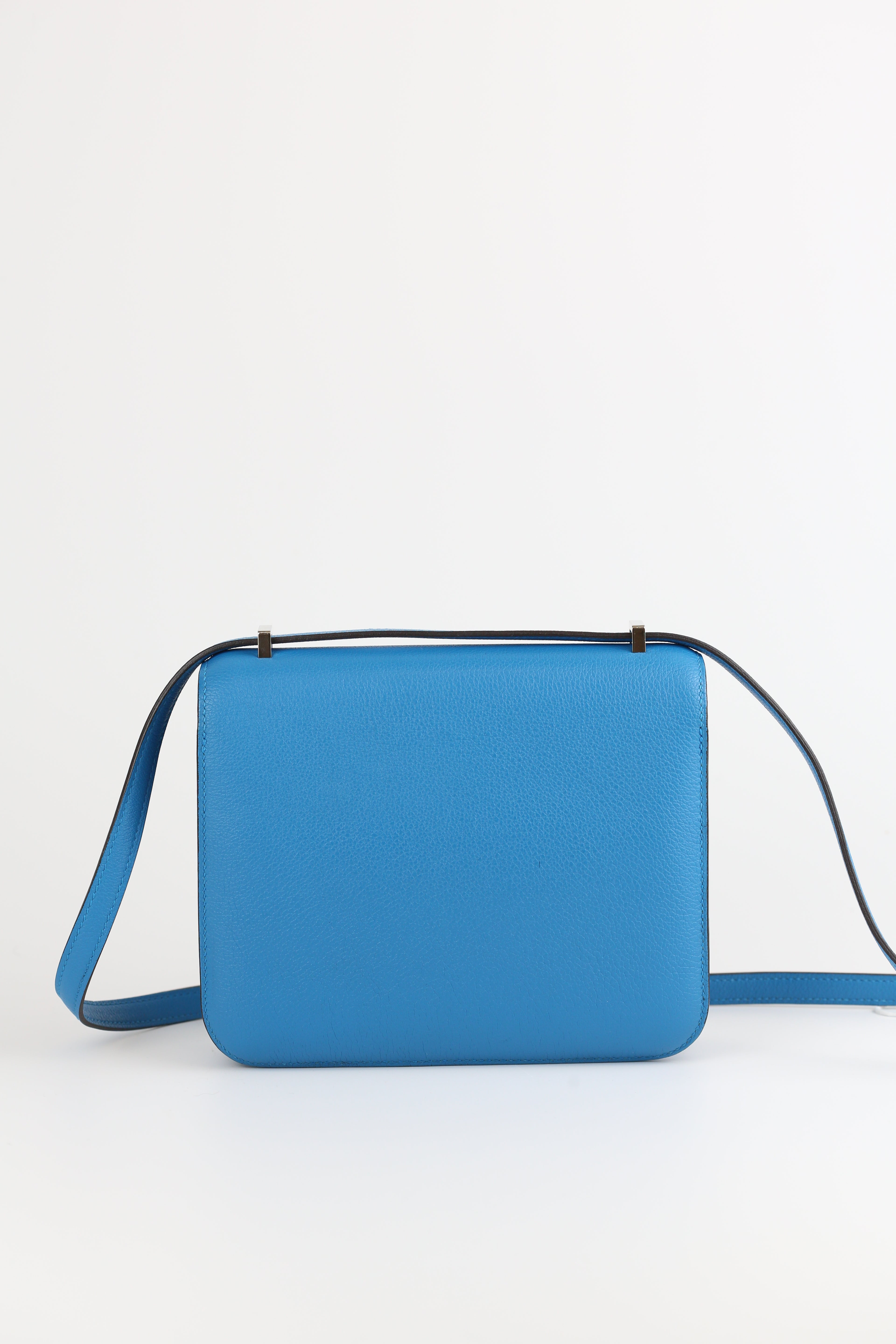 HERMES  Evercolor mini Constance Bleu Frida