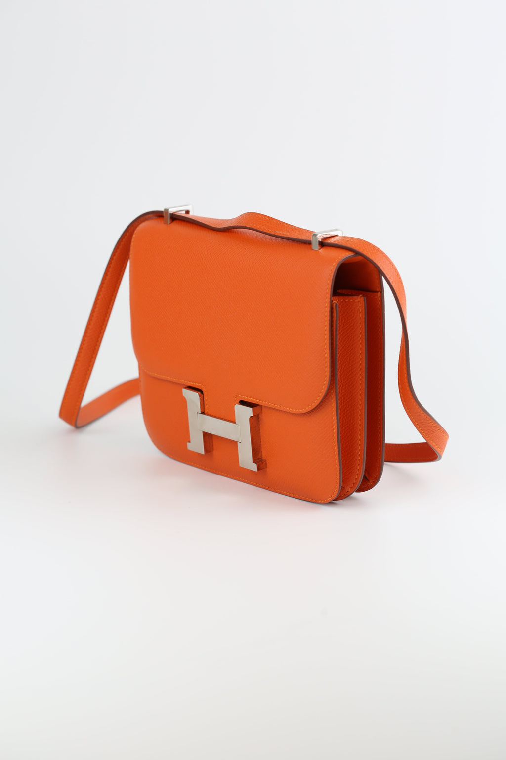 HERMES Epsom mini Constance Orange