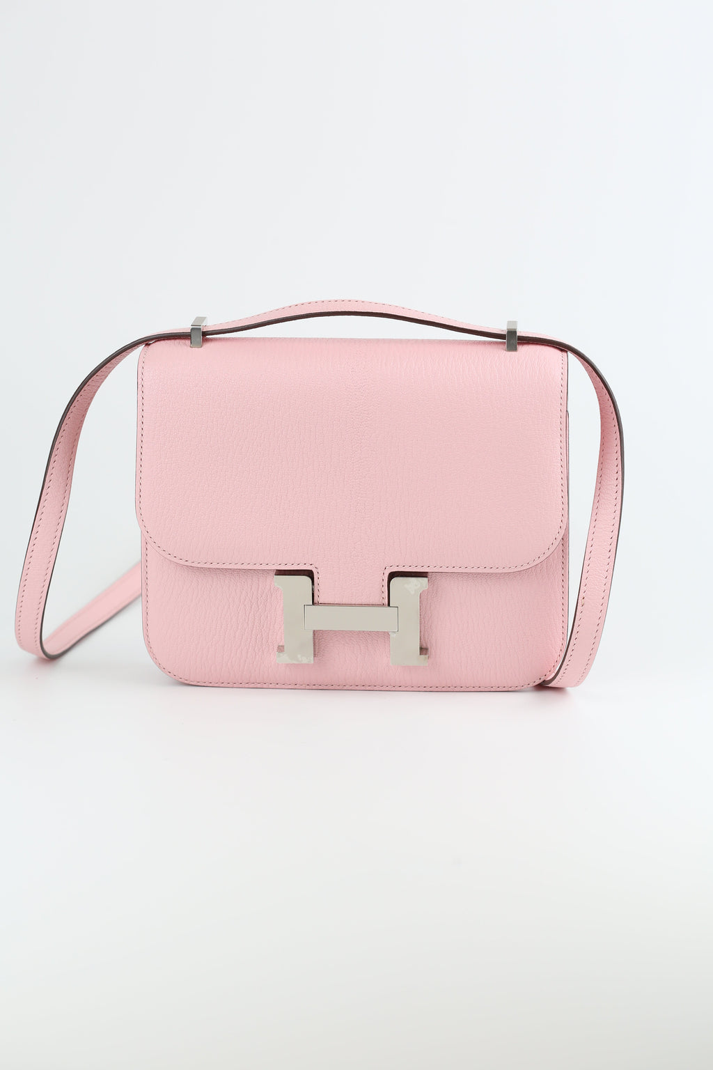 HERMES Chevre mini Constance Rose Sakura