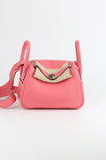 HERMÈS Clemence Mini Rose Azelee