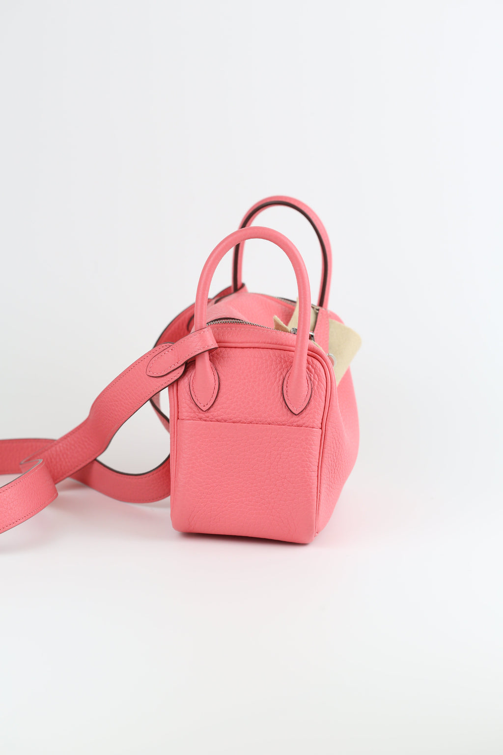 HERMÈS Clemence Mini Rose Azelee
