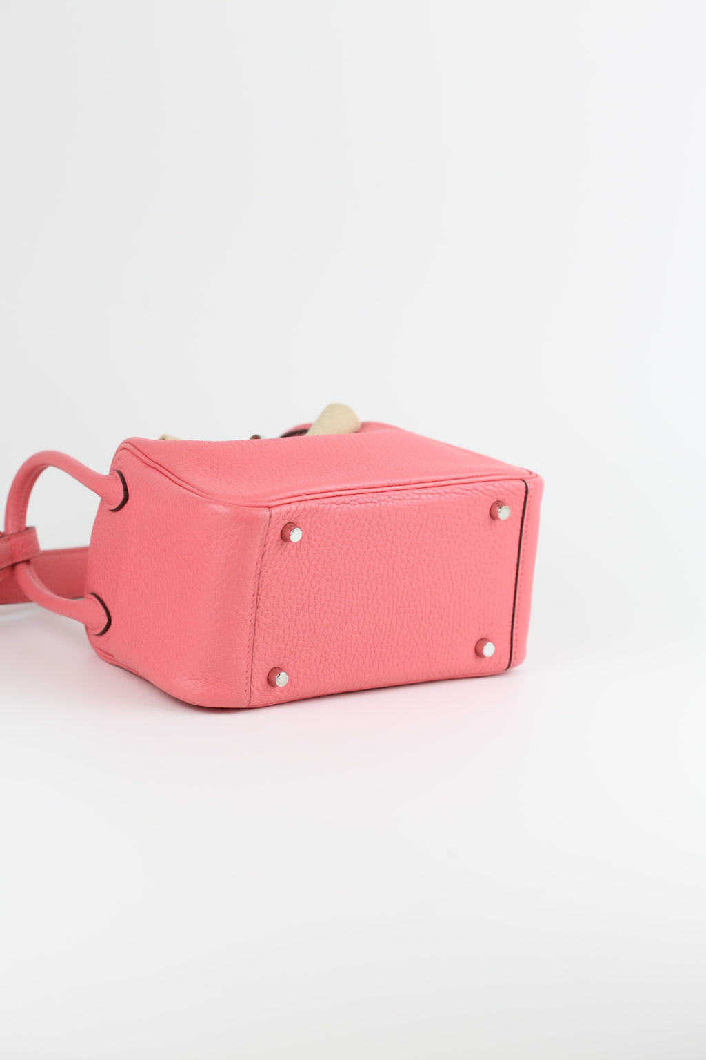 HERMÈS Clemence Mini Rose Azelee