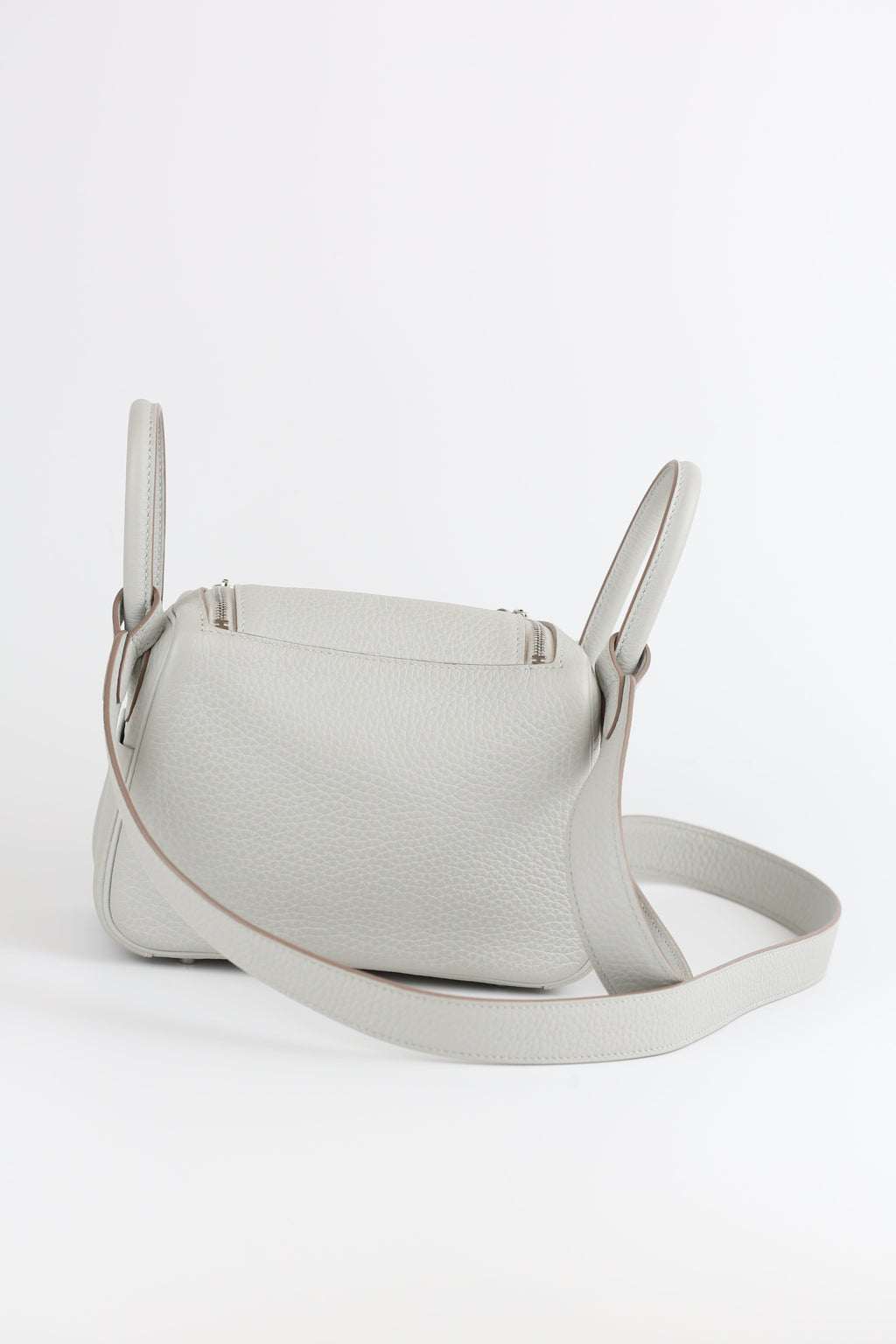HERMÈS Clemence Mini Gris Perle