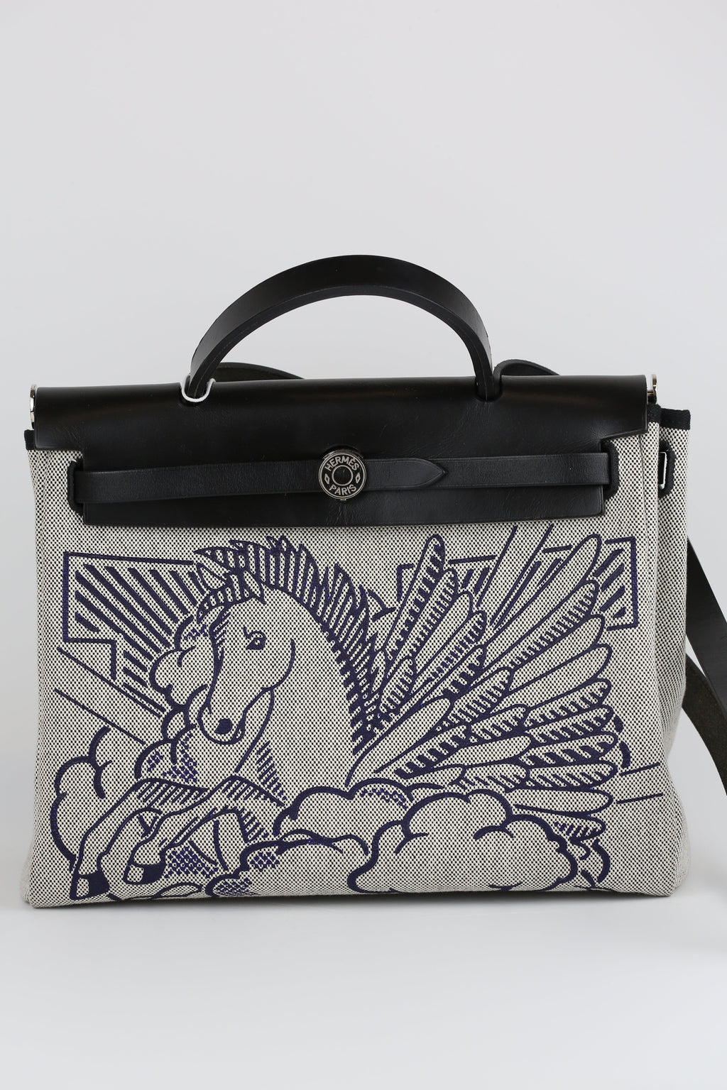 HERMÈS Noir Herbag 31