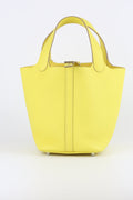 Hermes Clemence Picotin 18 Lime