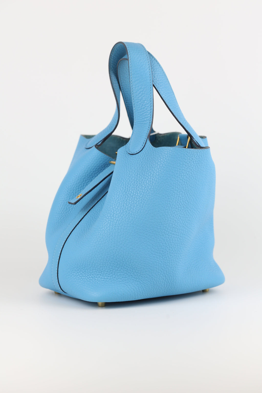Hermes Clemence Picotin 18 Blue de Nord