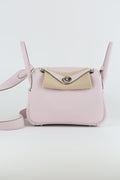 Hermes Clemence Mini Lindy Mauve pate